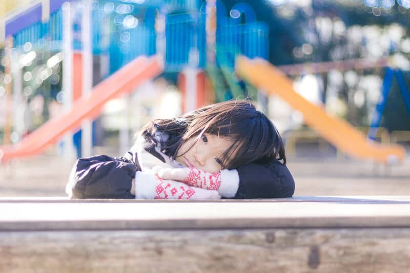 だるそうな女の子